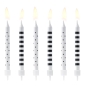 Preview: Candles - Dots and Stripes - Black and White